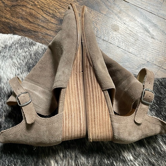 Lucky Brand Women's Baxley Bootie Sandal Suede Cutout Open Toe Heels - Picture 7 of 13